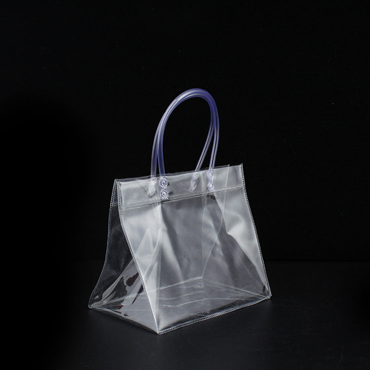 CY-796 PVC透明手提袋購物袋  (正方款)