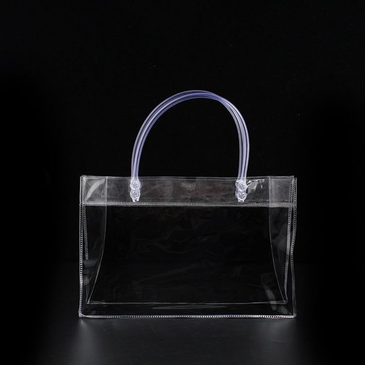 CY-815 PVC透明廣告手提袋購物袋(橫款)